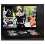 5 Coin Princess Diana V Gold Plated Round Collecti