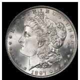 1897-p Morgan Dollar $1 ms66+ SEGS