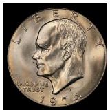 1974-d Eisenhower Dollar TOP POP! $1 ms67+ SEGS