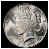 1923-p Peace Dollar Near Top Pop $1 ms66+ SEGS