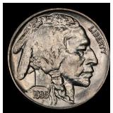 1935-p Buffalo Nickel 5c ms67 SEGS