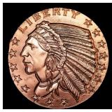 Indian Quarter & Half Eagle Style "Incuse Indian"