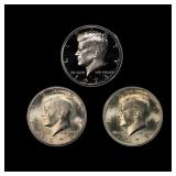 Complete 3 PC. 1973 Kennedy Half Dollar 50c set In