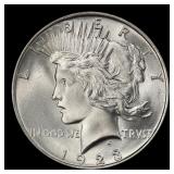 1923-p Peace Dollar Near Top Pop $1 ms67 SEGS