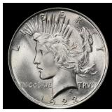 1922-p Peace Dollar Near Top Pop $1 ms66+ SEGS