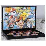 10 Coin Pokemon - Pokeball Gold Plated Round Colle
