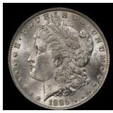 1885-o Morgan Dollar $1 Grades ms62+
