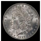 1896-p Morgan Dollar $1 Grades ms62+