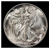 1942-s Walking Liberty Half Dollar 50c Grades ms66