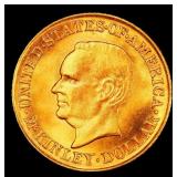 1916 McKinley Gold Commem Dollar Near Top Pop! 1 m