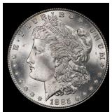 1885-p Morgan Dollar $1 Grades ms64