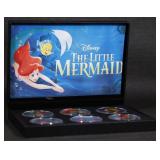 6 Coin Disney The Little Mermaid Gold Plated Round