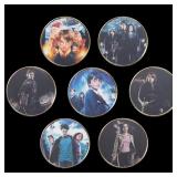 7 Coin Harry Potter Gold Plated Round Collection