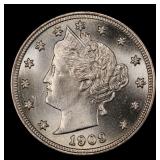 1909 Liberty Nickel 5c Grades ms65