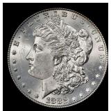 1882-p Morgan Dollar $1 Grades ms64
