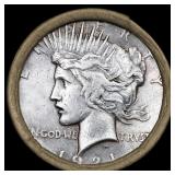 10 Circ Morgan/Peace Silver Dollar Roll SEARS 1921