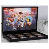 12 Coin Toy Story Gold Plated Round Collection In