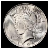 1923-p Peace Dollar Near Top Pop $1 ms67 SEGS