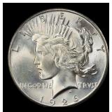 1926-p Peace Dollar $1 ms65+ SEGS