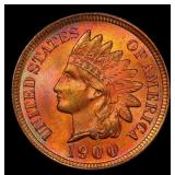 1900 Indian Cent . 1c Grades ms65 rb