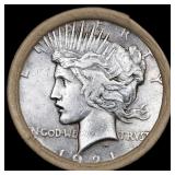 20 SEARS Peace Silver Dollar $1 Coin Roll Circ 192