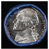 BU Shotgun Jefferson 5c roll, 1986-d 40 pcs Bank $