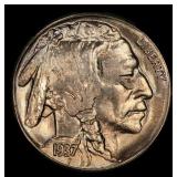 1937-s Buffalo Nickel 5c Grades ms66