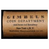 20 Coin Peace Silver Dollar GIMBLES Roll Unc B