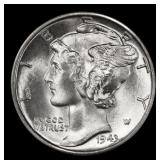 1943-d Mercury Dime Near Top Pop! 10c ms68 FSB SEG