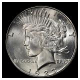 1923-s Peace Dollar $1 ms65 SEGS