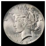 1927-p Peace Dollar TOP POP! $1 ms66 SEGS