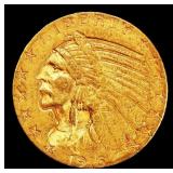 1915-s Gold Indian Half Eagle $5 ms63+ USCG