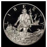 1992-s Columbus Proof Modern Commem Half Dollar 50