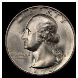 1974-d Washington Quarter Near Top Pop 25c ms67 SE