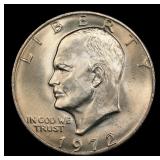 1972-p Ty 1 Eisenhower Dollar $1 ms65 SEGS
