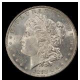 1878-p 7tf Morgan Dollar $1 Grades ms62