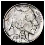 1923-p Buffalo Nickel Near Top Pop! 5c ms67 SEGS