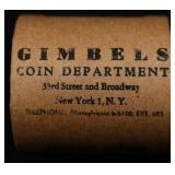 Rare A+ Level GIMBLES 10 Coin Peace UNC Dollar $1