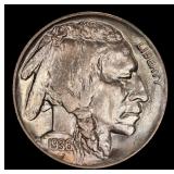1936-d Buffalo Nickel Near Top Pop 5c ms67 SEGS