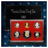 1980-1999 Proof Set Run 107 Coins 20 Complete Sets