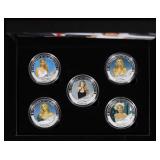5 Coin Ivanka Trump as the POTUS Silver Plated Rou