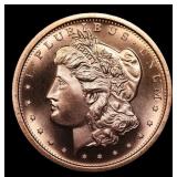 Morgan Dollar Style - 1oz .999 Fine Copper Round