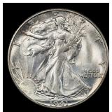 1941-s Walking Liberty Half Dollar 50c ms66 SEGS