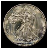 1935-p Walking Liberty Half Dollar Near Top Pop 50