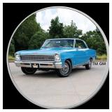 1966 Chevrolet Nova SS Colorized Style - 1 oz Silv