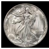 1940-s Walking Liberty Half Dollar Near Top Pop 50