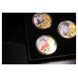 5 Coin Gold Plated the legendary, The timeless, Au