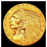 1910-d Gold Indian Half Eagle $5 ms65+ USCG