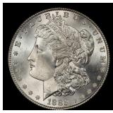 1885-p Morgan Dollar $1 Grades ms66