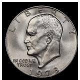 1973-p Eisenhower Dollar $1 ms65+ SEGS